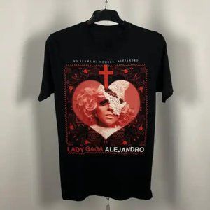 Lady Gaga T-Shirts Big Logo Band Tee Tour